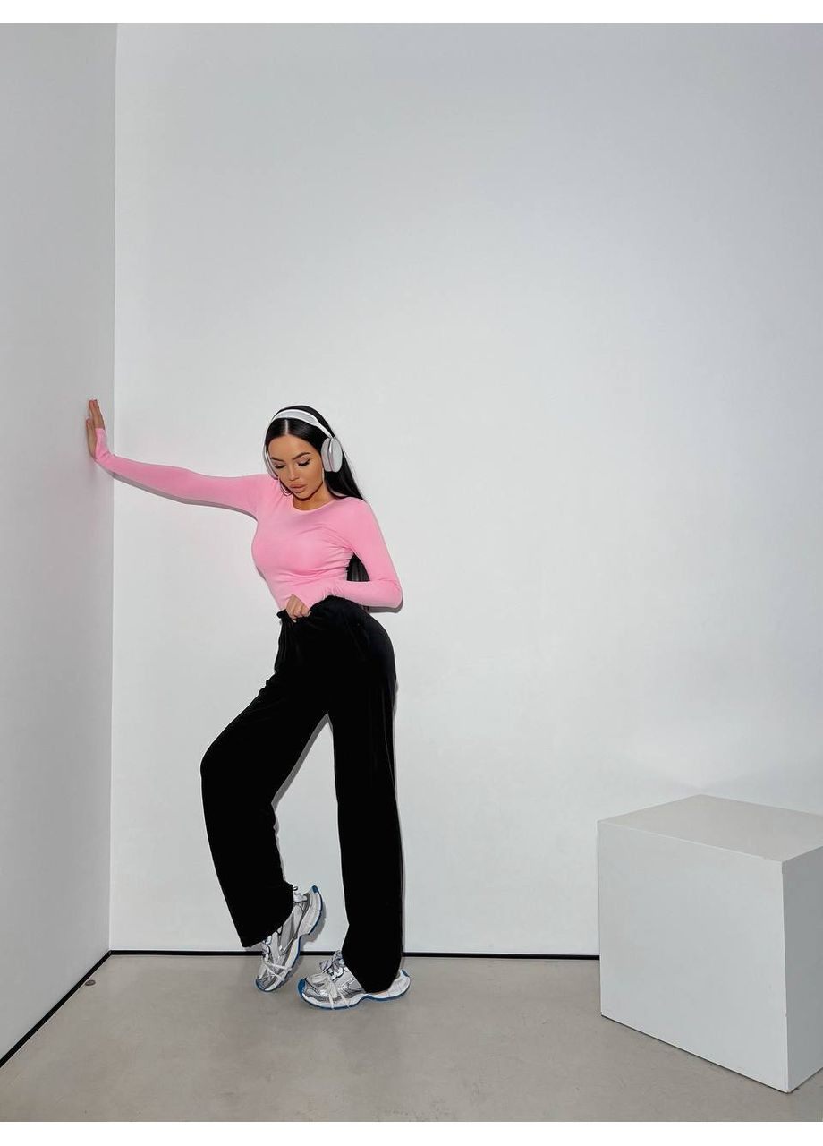 Женский базовый лонгслив skims с разрезом под пальчик No Brand (360531691)