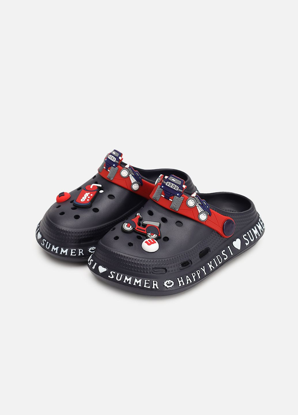 Кроксы для мальчика цвет темно-синий ЦБ-00270661 Gipanis (326098707)