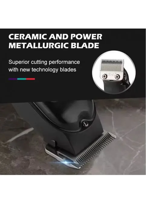 Акумуляторна машинка для стрижки (clipper) VGR V-051, 4 насадки, 2500 mAh, LED-дисплей No Brand (402256067)