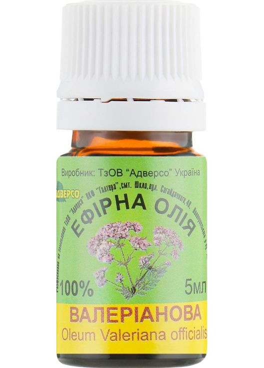 Ефірна олія "Валеріанова" 5ml (302161-38040) Адверсо (368612498)
