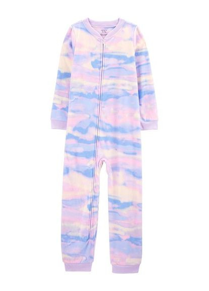 Лавандова зимня чоловічок сліп флісовий сarters тай дай комбінезон No Brand