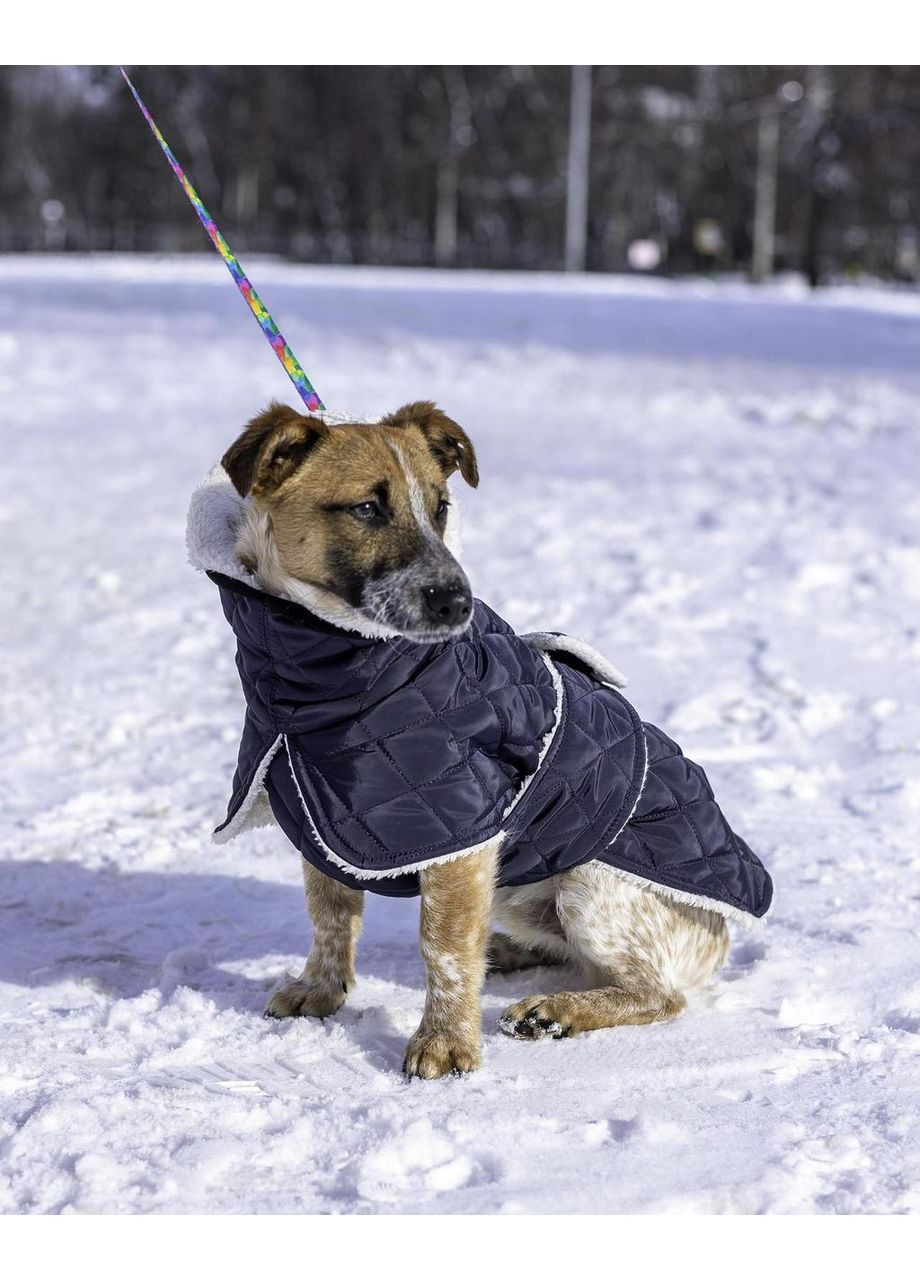 Зимняя жилетка-попона для собак с плюшевым мехом Размер 9 Dogs Bomba (362136477)