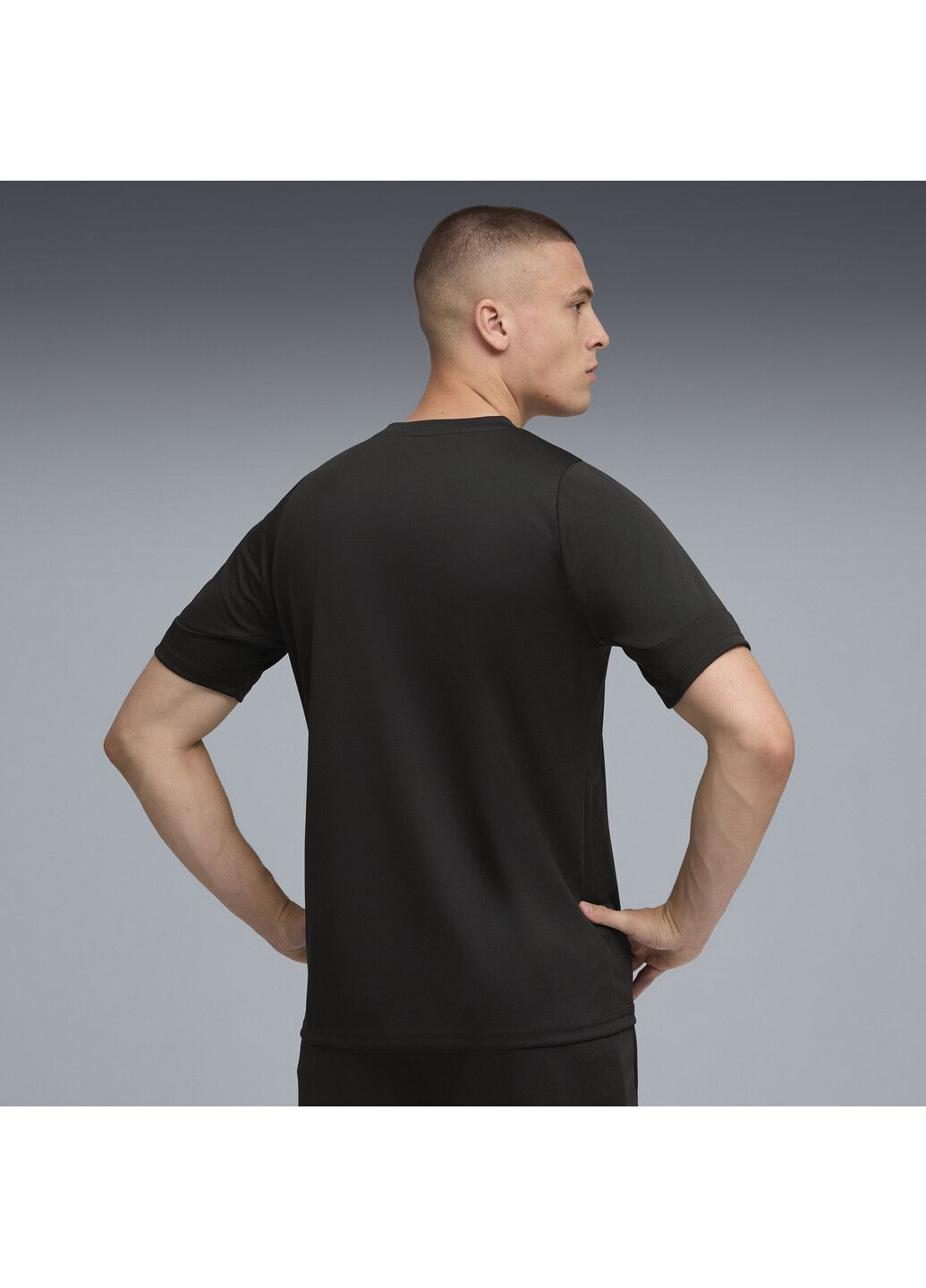 Черная футболка individualcup football jersey men Puma