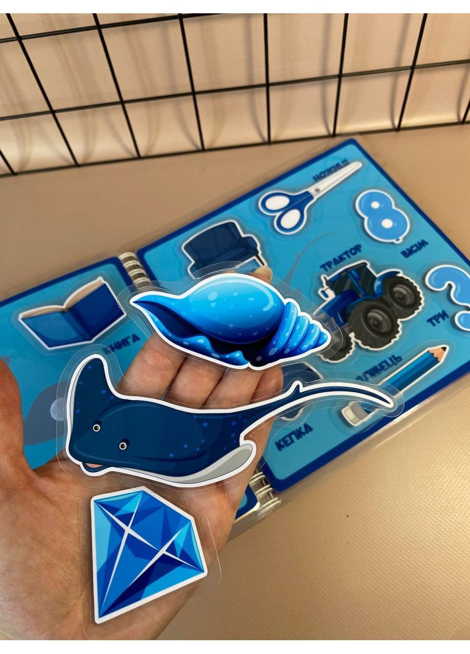 Книжечка на липучках «Цвета» No Brand (370952809)