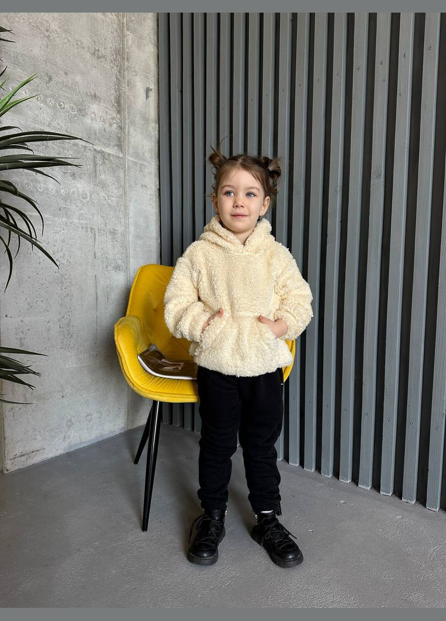 Молочный демисезонный детский костюм No Brand