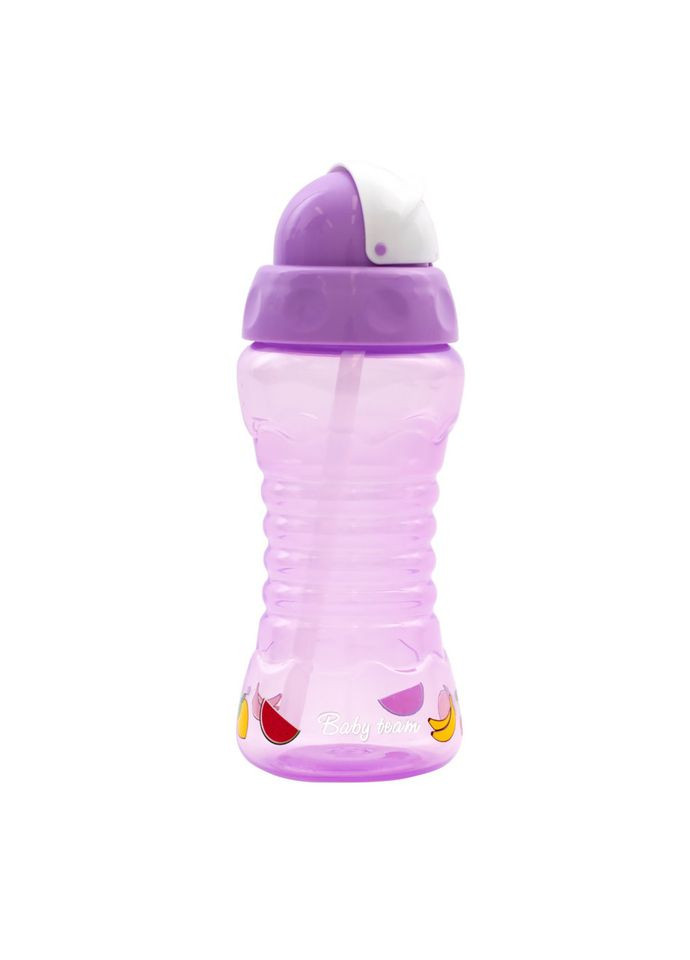 Поильник для путешествий с трубочкой 5005_фиолетовый 300 мл Baby Team (322828925)