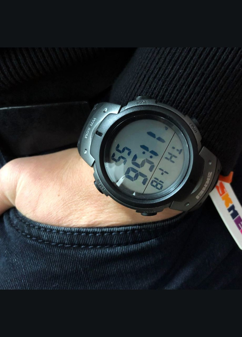 Годинник наручний чоловічий SKMEI 1068TN, брендовий чоловічий годинник, годинник чоловічий спортивний. Колір: титан No Brand (359474629)