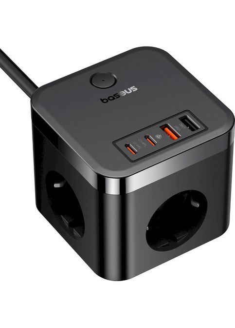 Удлинитель - зарядное PowerCombo Cube Power Strip 3AC+2U+2C 30W 1.5 метра Baseus (295689469)