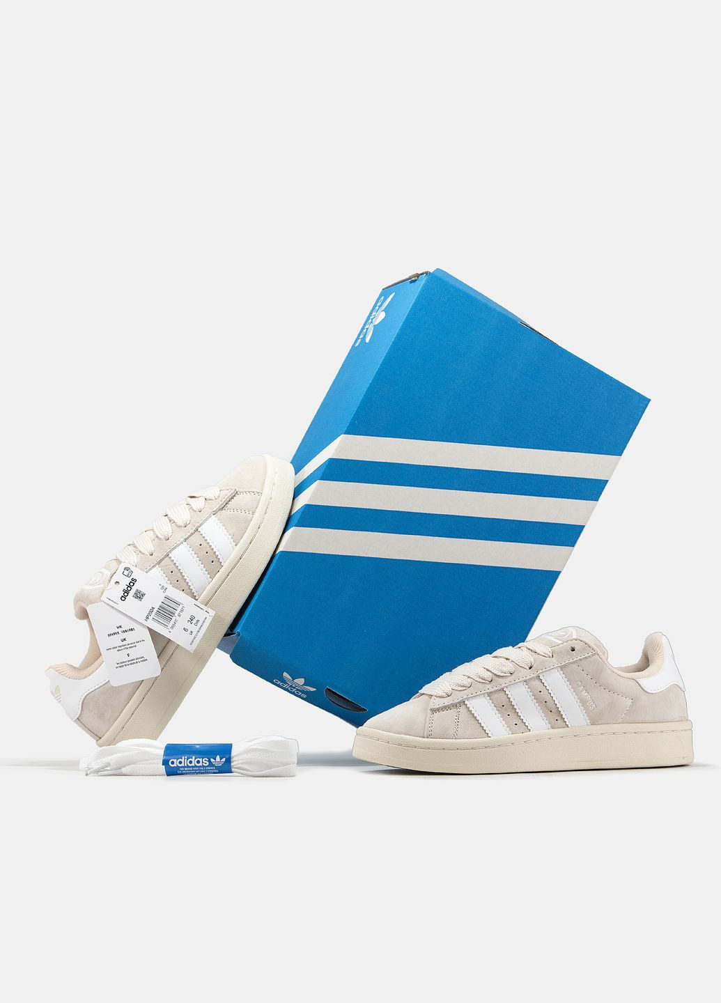 Кросівки жіночі Adidas Campus 00s beige | Адідас Кампус бежеві No Brand бежеві всесезони (315018923)