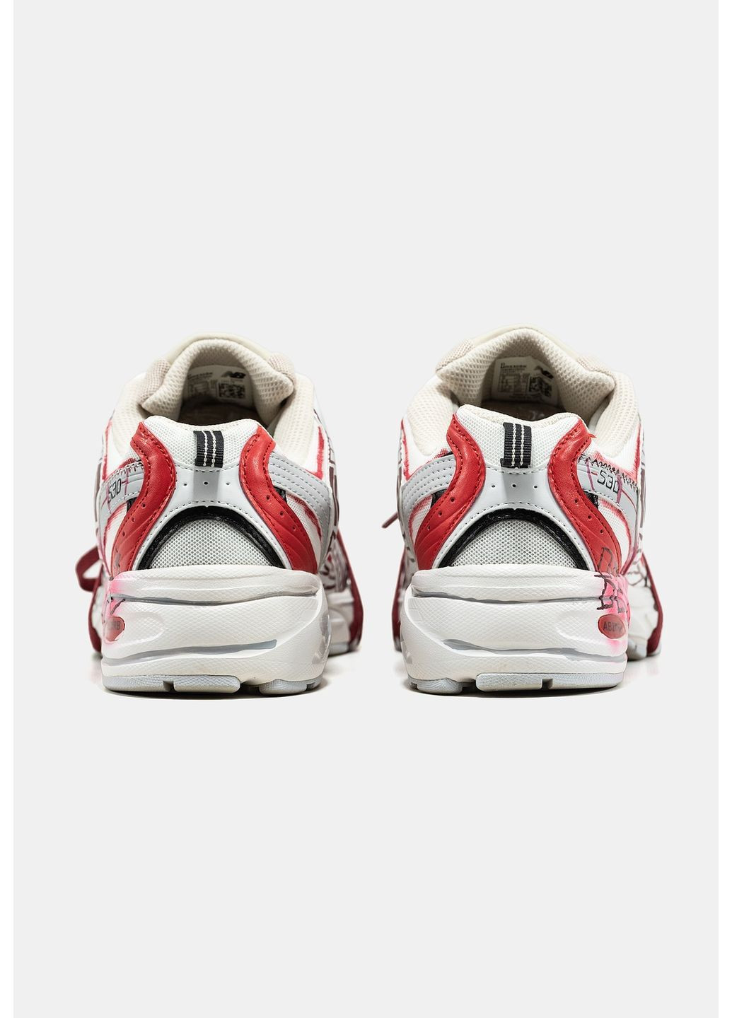 Кроссовки женские No Brand New Balance 530 белые демисезоны (370024476)