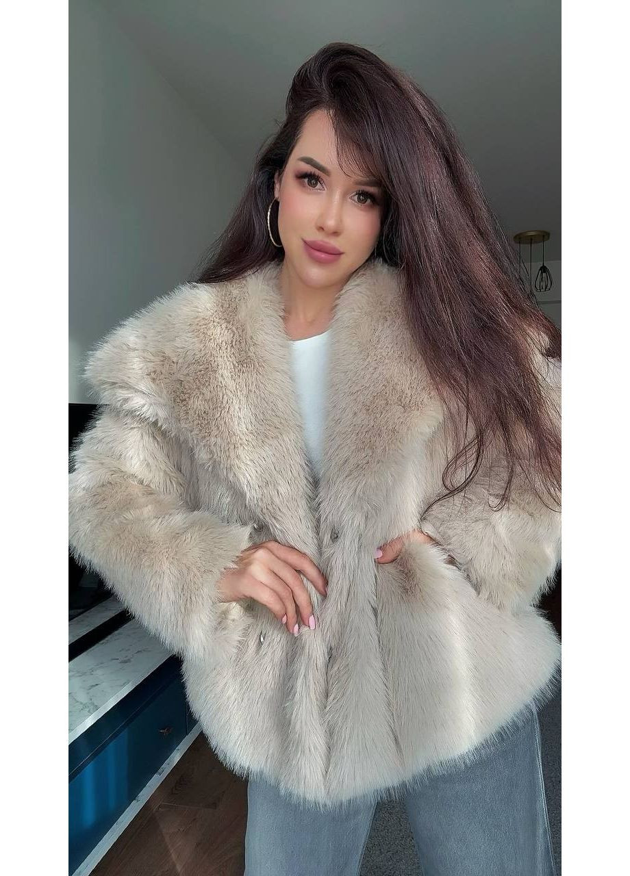 Шубка — стильная короткая эко-меховая шуба ЗАМЕРЫ В ОПИСАНИИ Vione (371394719)