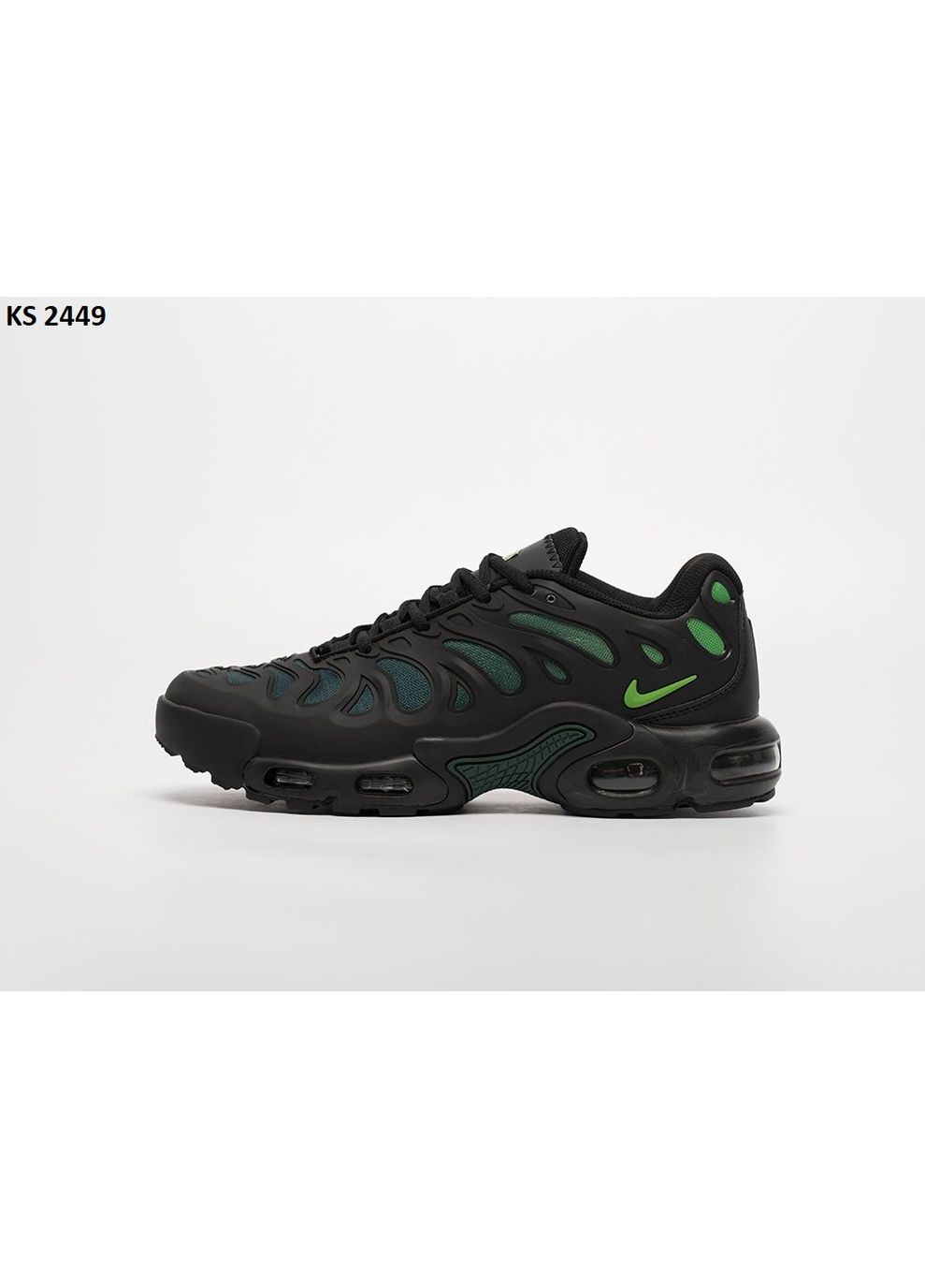 Чорні Осінні кросівки чоловічі nike air max plus drift black найк аір макс тн плюс No Brand
