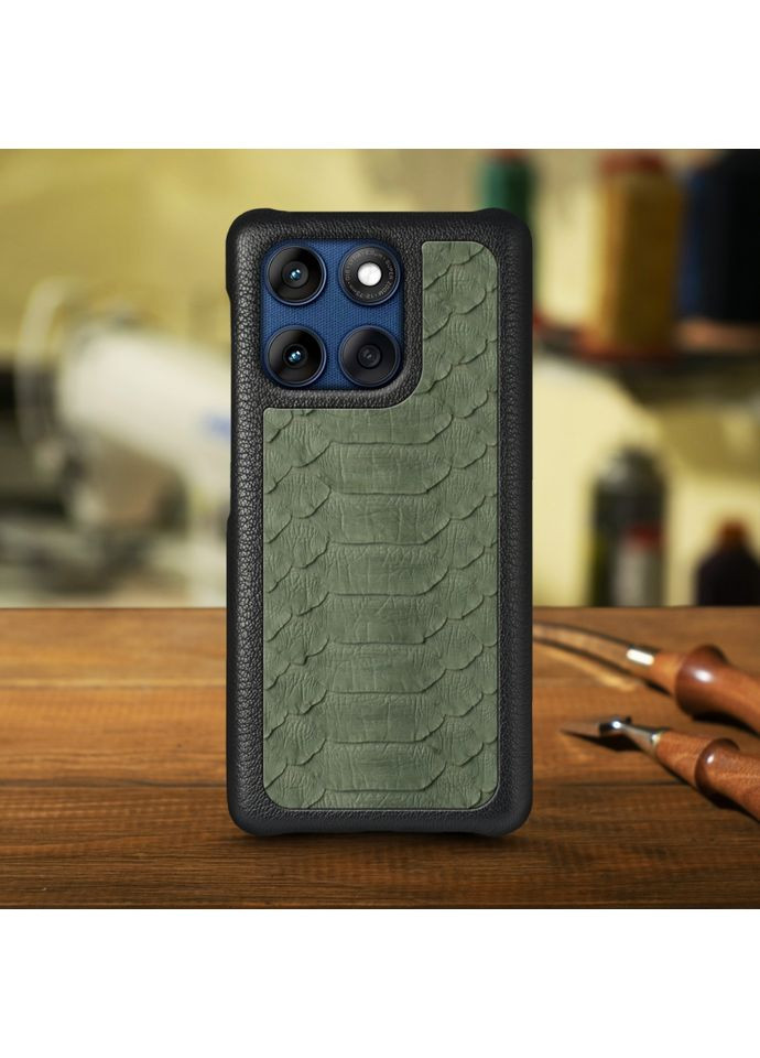 Накладка ExBacker Python Scales для Motorola Edge 60 Оливковий (79804) Stenk (362376379)