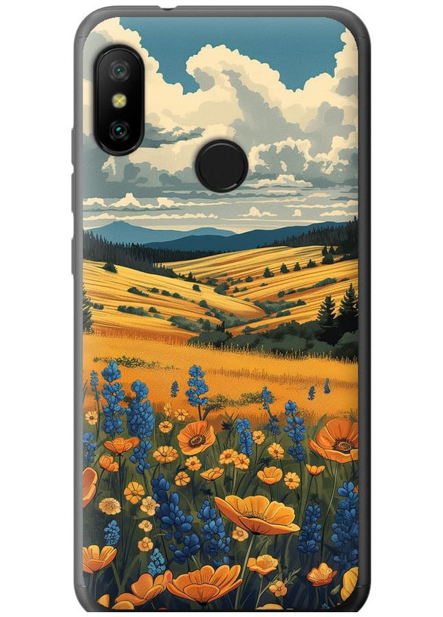 Силиконовый чехол 'Украинское поле' для Endorphone Xiaomi Redmi 6 Pro (288577601)