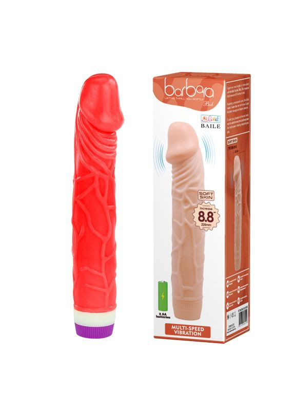Вибратор Barbara Bob Red, 22,5 см – CherryLove LyBaile (329153038)
