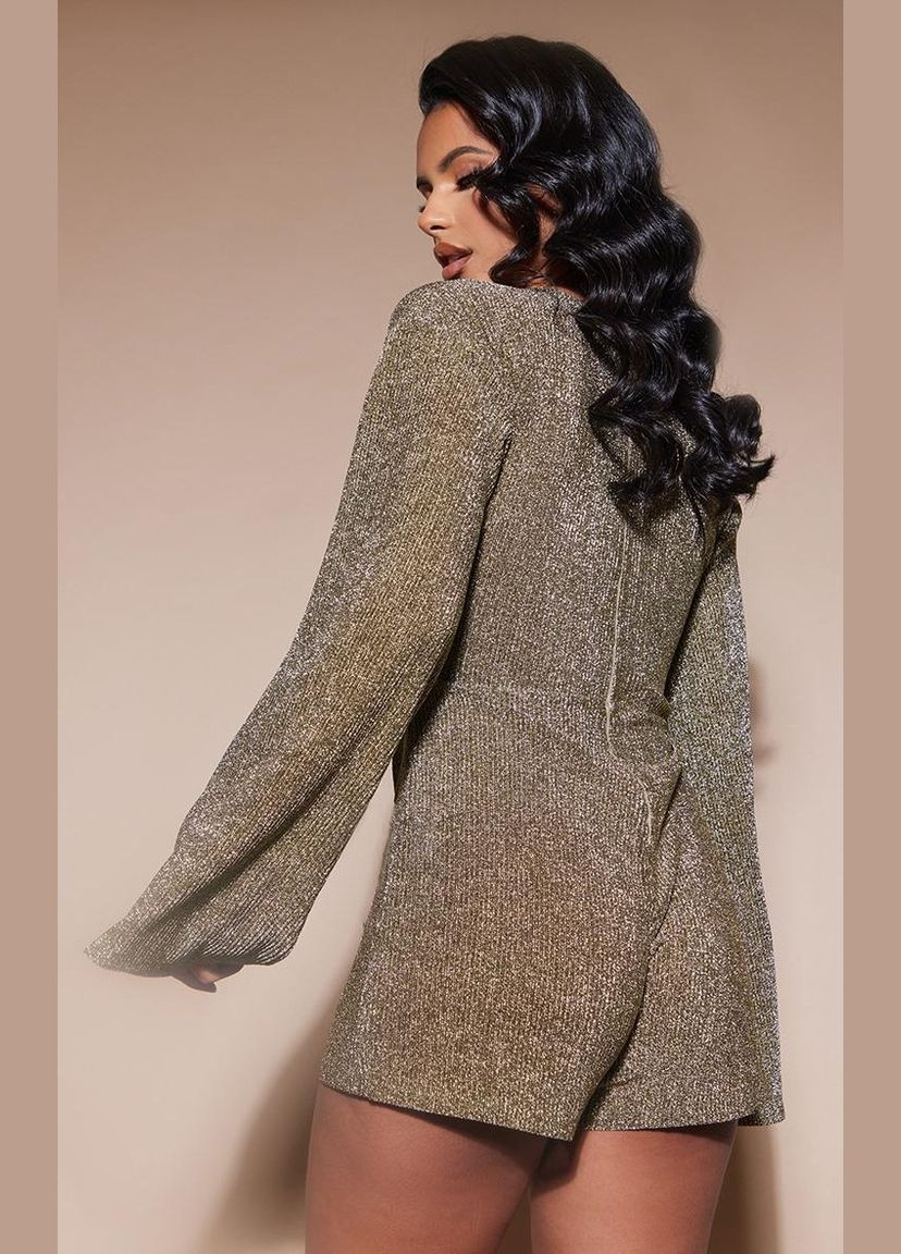 Комбінезон PrettyLittleThing золотий