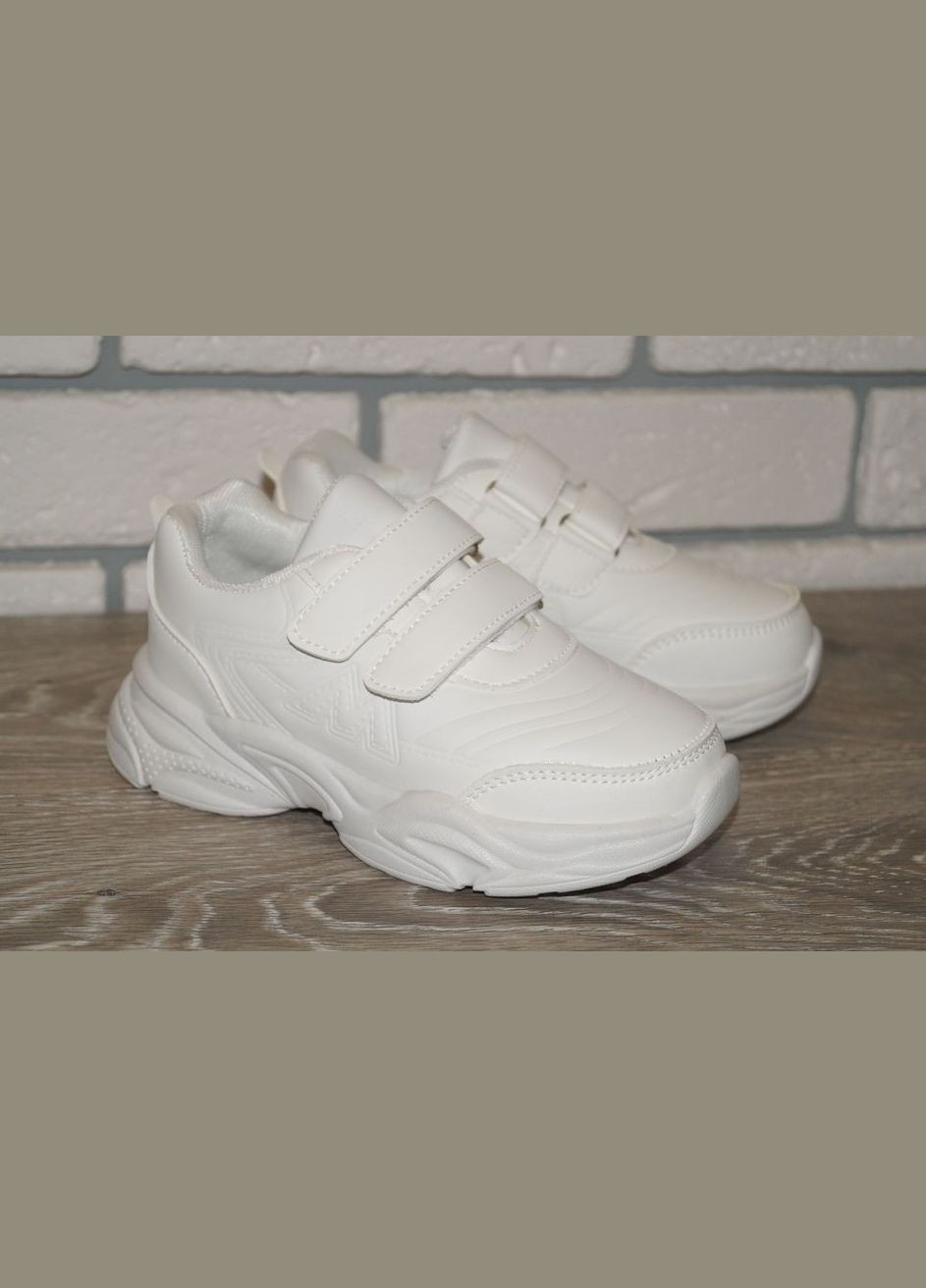 Белые демисезонные кроссовки демисезонные детские белые No Brand Aeromax 2497-2