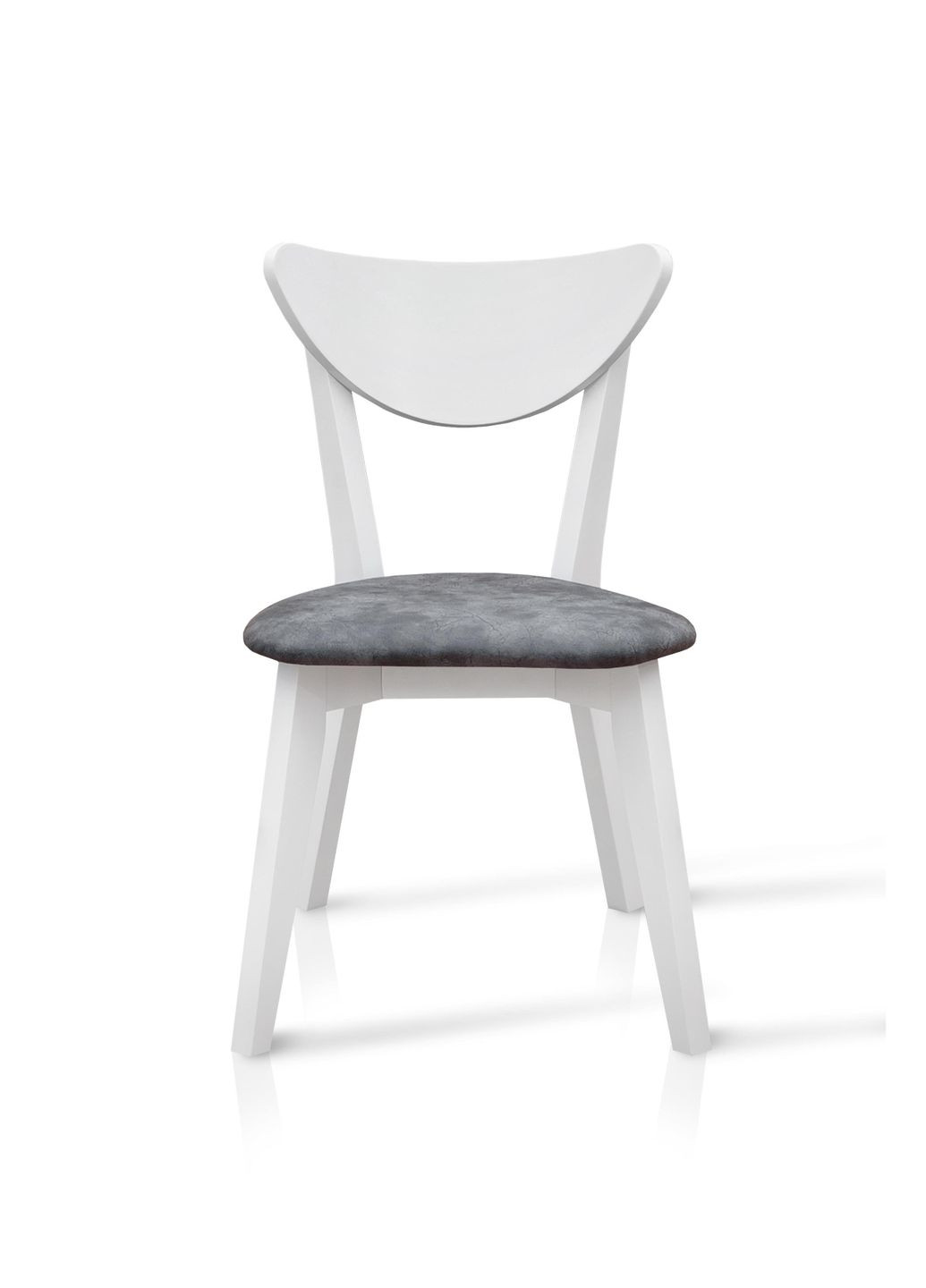 Кухонний стілець LUCAS Білий/Сірий 857517-01 857517 Comfort Line (355467921)