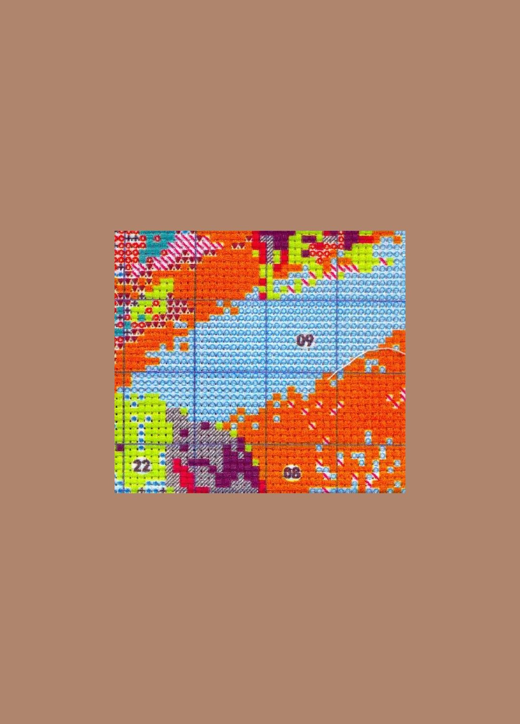 Набір для вишивання за нанесеною на канву схемою "The Alps". AIDA 14CT printed, 16*38 см Joy Sunday (313614353)