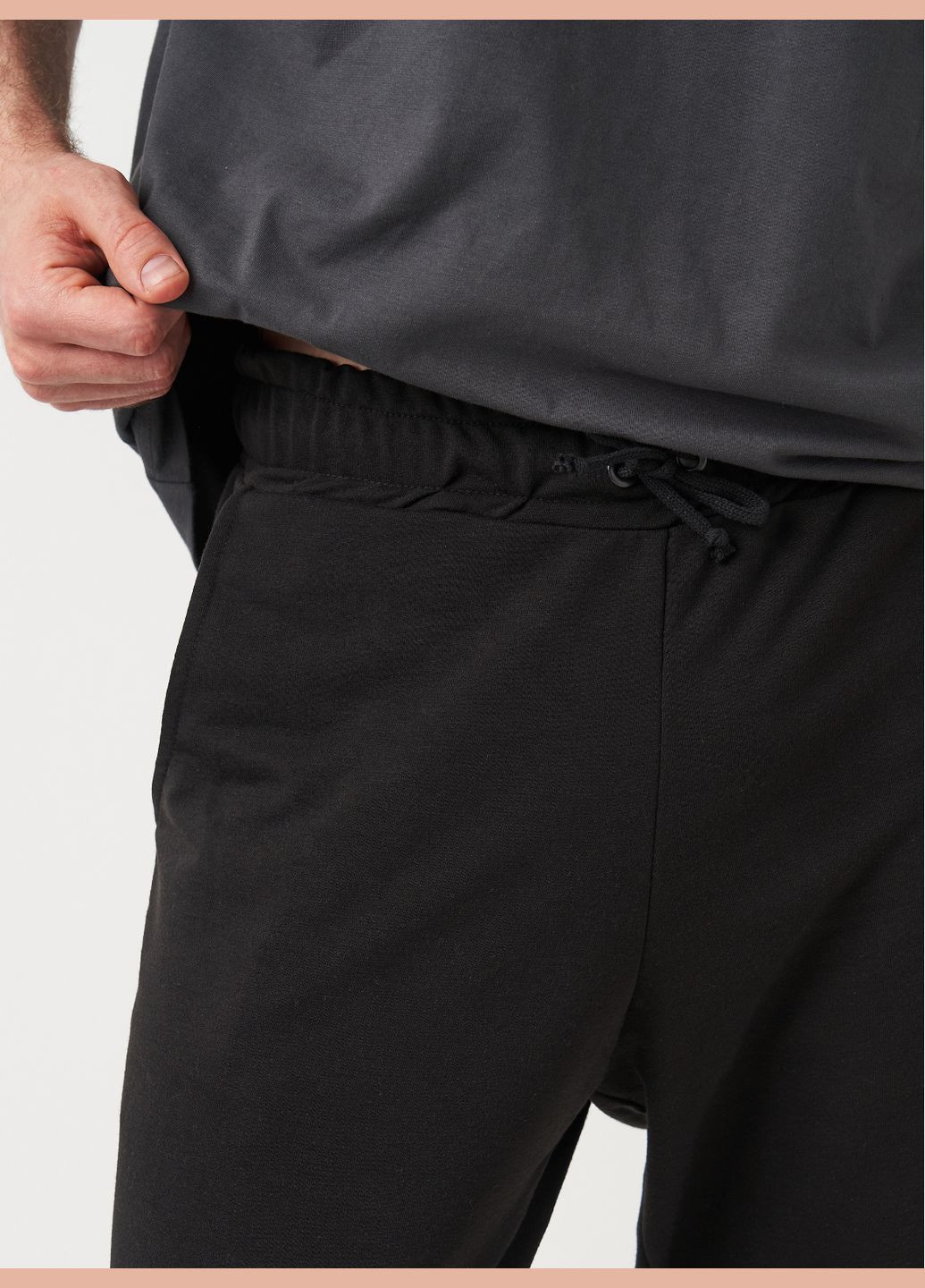 Черные спортивные, повседневный демисезонные прямые брюки Olis-Style