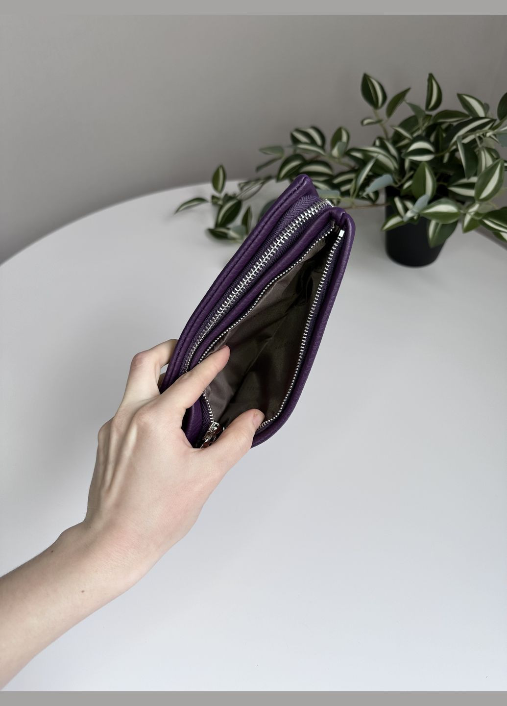 Гаманець клатч з екошкіри на 2 відділення Saralyn (284723889)