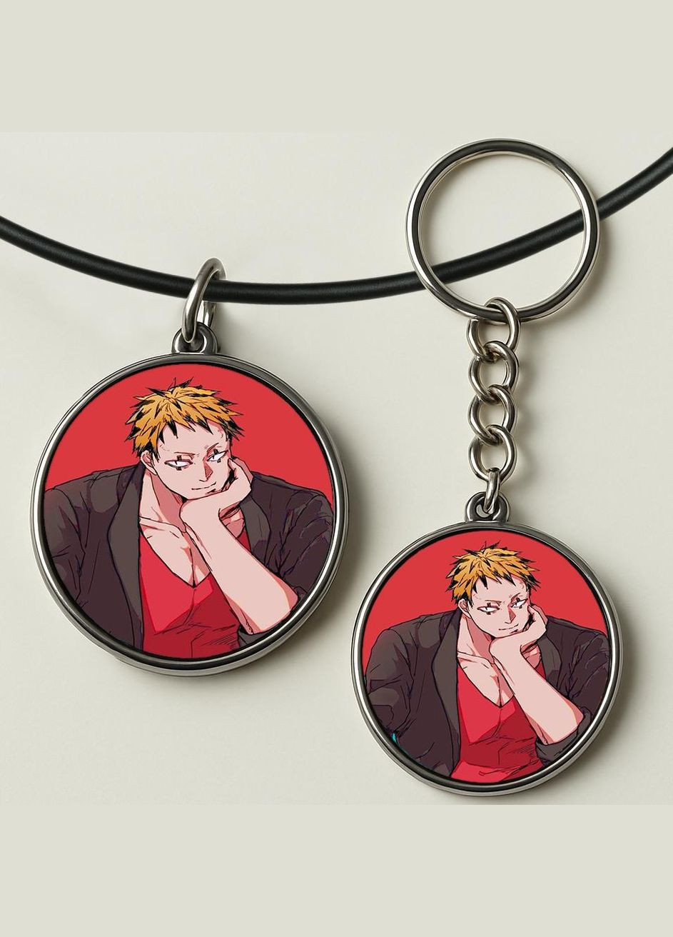 Набор подвеска (кулон) и брелок Аниме Дорохедоро #06 (подарочный набор) No Brand (332633462)