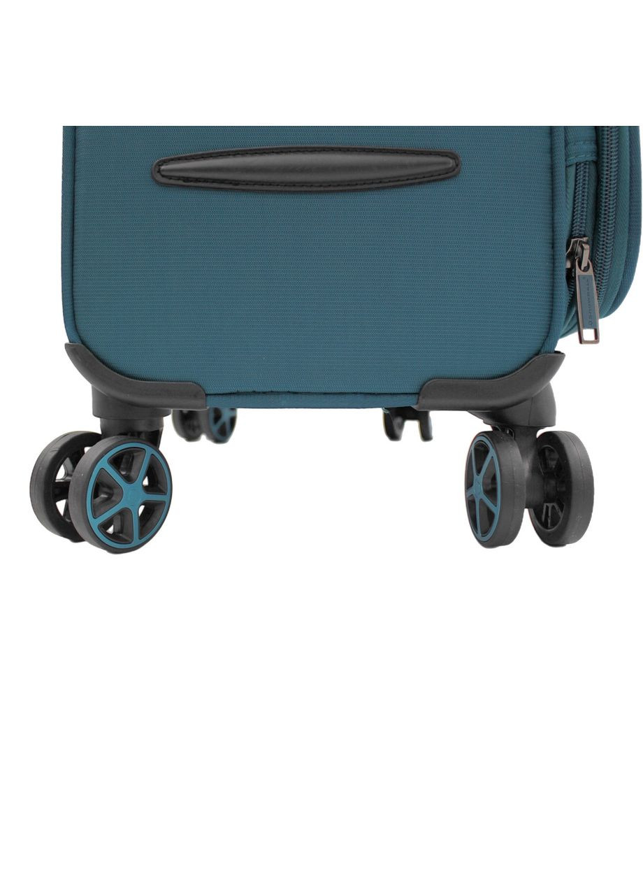 Валіза ручна поклажа S тканина бірюза 55х37х20/35л/2.7кг/Snowbal 21505 Snowball (324802015)