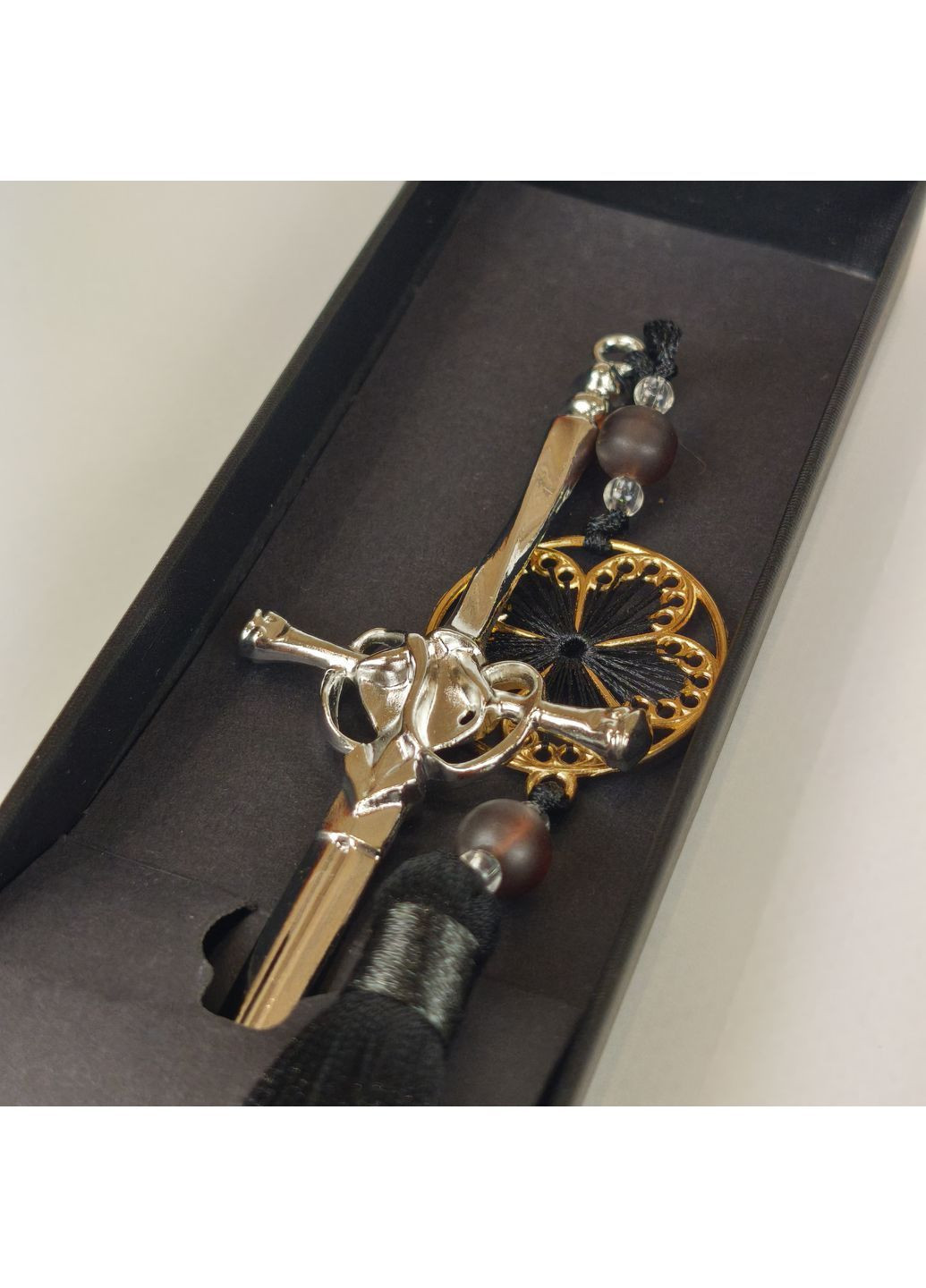 Заколка-палочка металева для волосся Меч в азіатському стилі в подарунковій коробочці No Brand (362135500)