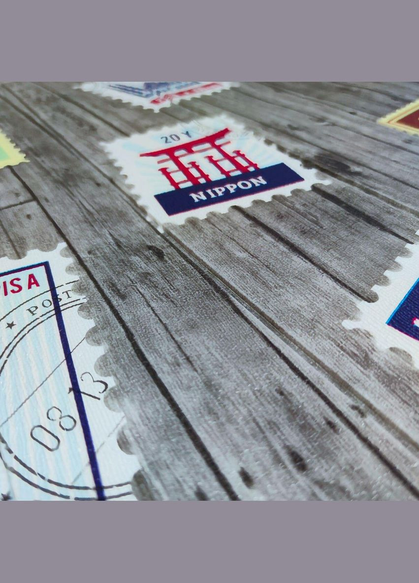 Самоклеющаяся 3D панель почтовые марки 700х700х4мм (091) SW-00001152 Sticker Wall (300241728)