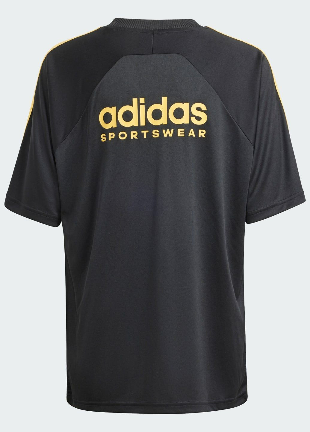 Черная демисезонная футболка tiro summer kids adidas