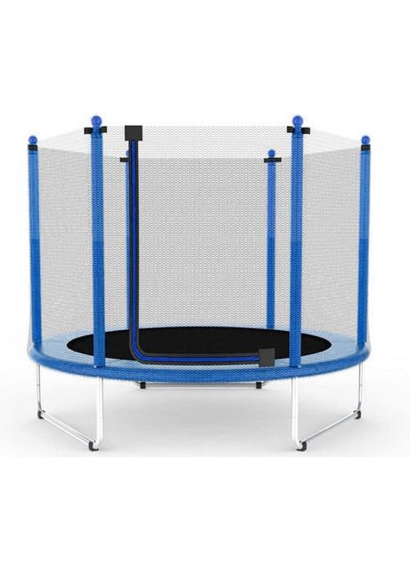 Батут манеж дитячий з сіткою 160 см синій KRB10 Atleto (353493690)
