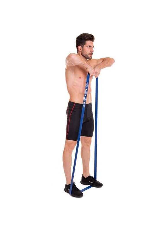 Гума петля для підтягувань та тренувань стрічка силова POWER BANDS FI-0889-4 (25-57 кг) Синій Zelart (311202197)