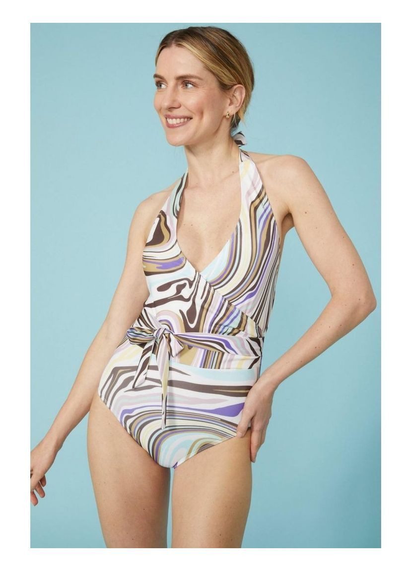 Комбінований літній купальник суцільний Mantaray