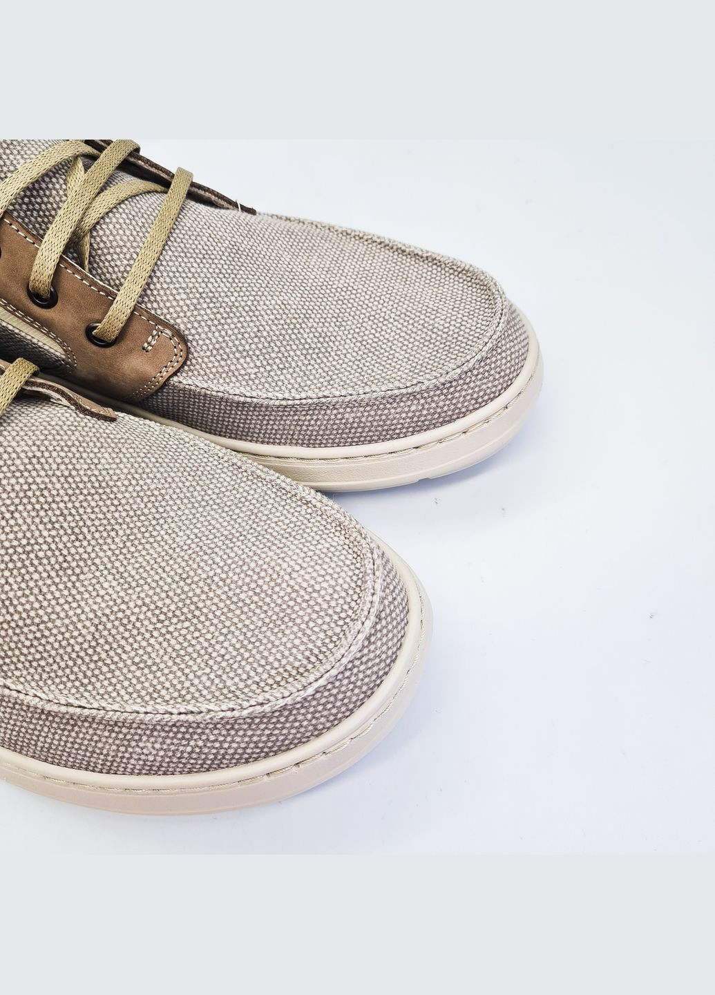 Бежевые мокасины (р) текстиль 0-2-2-8452 Stepter