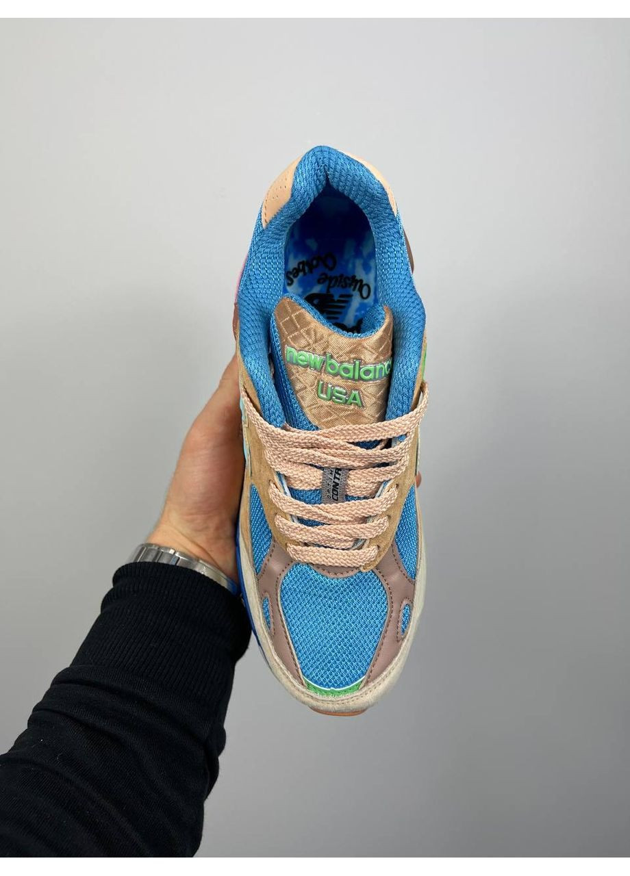 КРОСІВКИ ЖІНОЧІ NEW BALANCE 990 V3 JOE FRESHGOODS OUTSIDE CLOTHES НЬЮ БЕЛАНС 990 V3 No Brand бежеві демісезони (368884505)