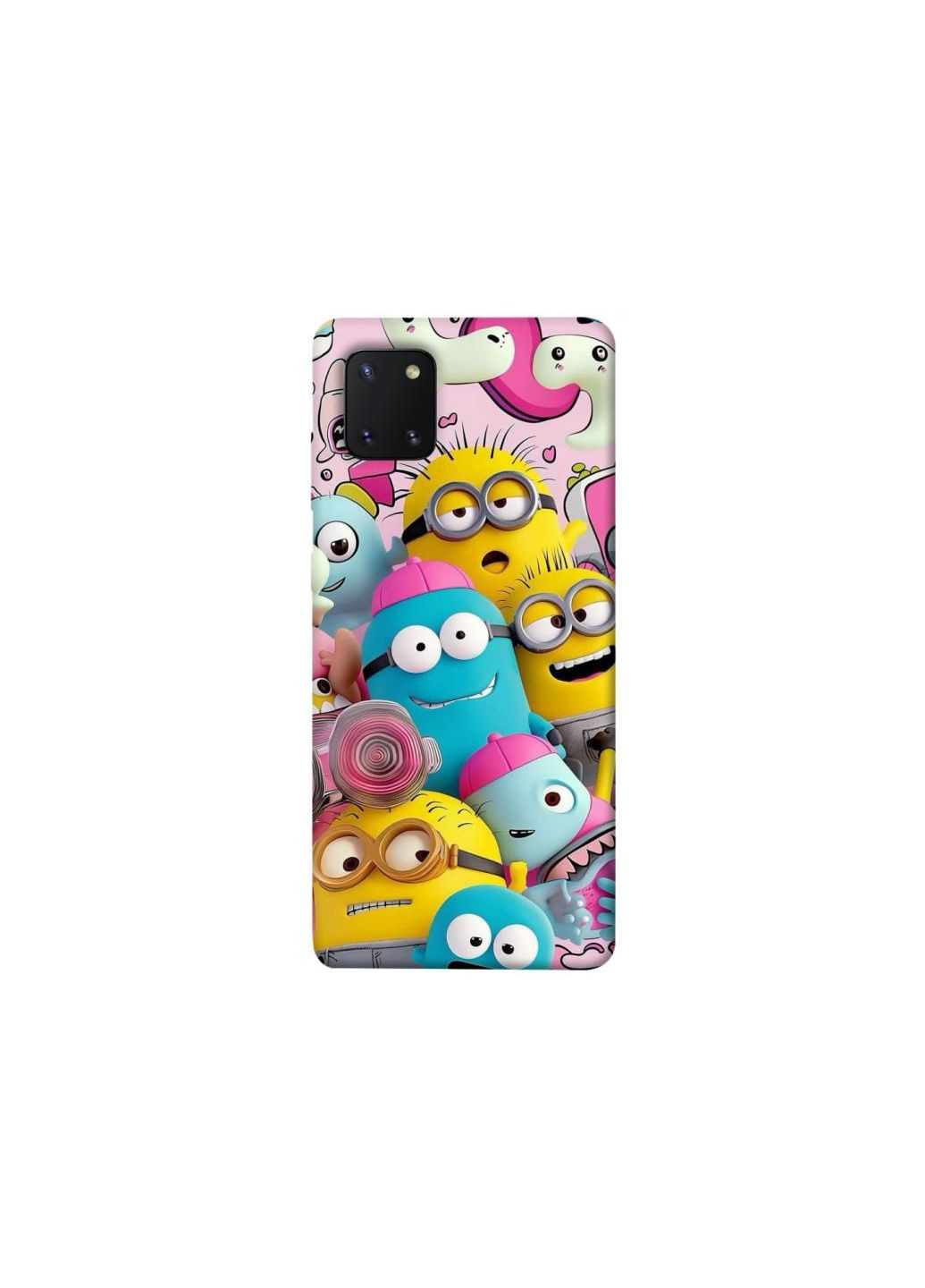 Чехол на Samsung Galaxy Note 10 Lite (A81) Minions ver.1 Frontalka (354671035)