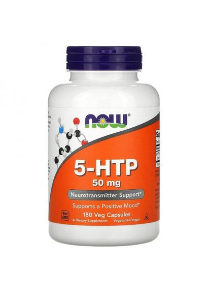 5HTP,, 50 мг, 180 капсул (NOW-00101) Now Foods (266038876)