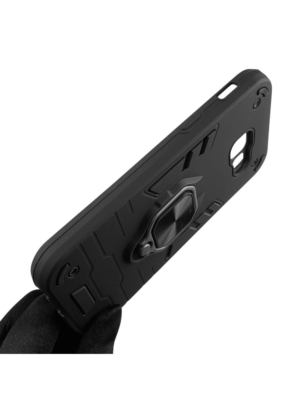 Чехол для телефона Galaxy A5 2017 (SM-A520F) бронированный с кольцом-держателем самсунг а5 2017 чёрный Samsung (366231911)