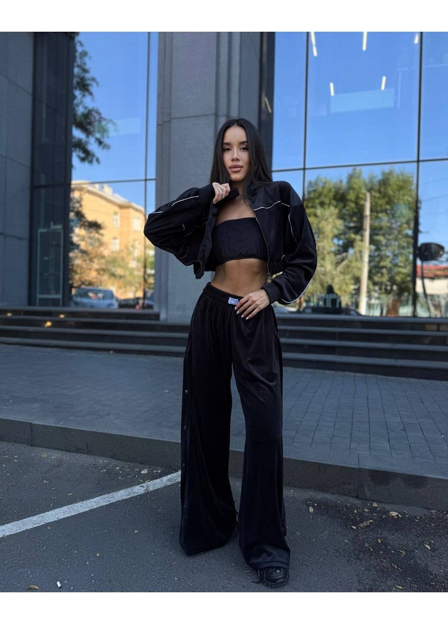 Велюровий костюм трійка оверсайз Osoblyva (358200289)