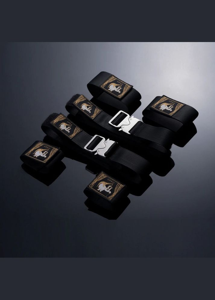 Система фиксации к стулу с ремнями и манжетами черная UPKO (297395899)