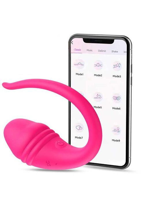Смарт віброяйце 9 режимів USB Love Spouse смарт вібратори рожевий No Brand (367166137)