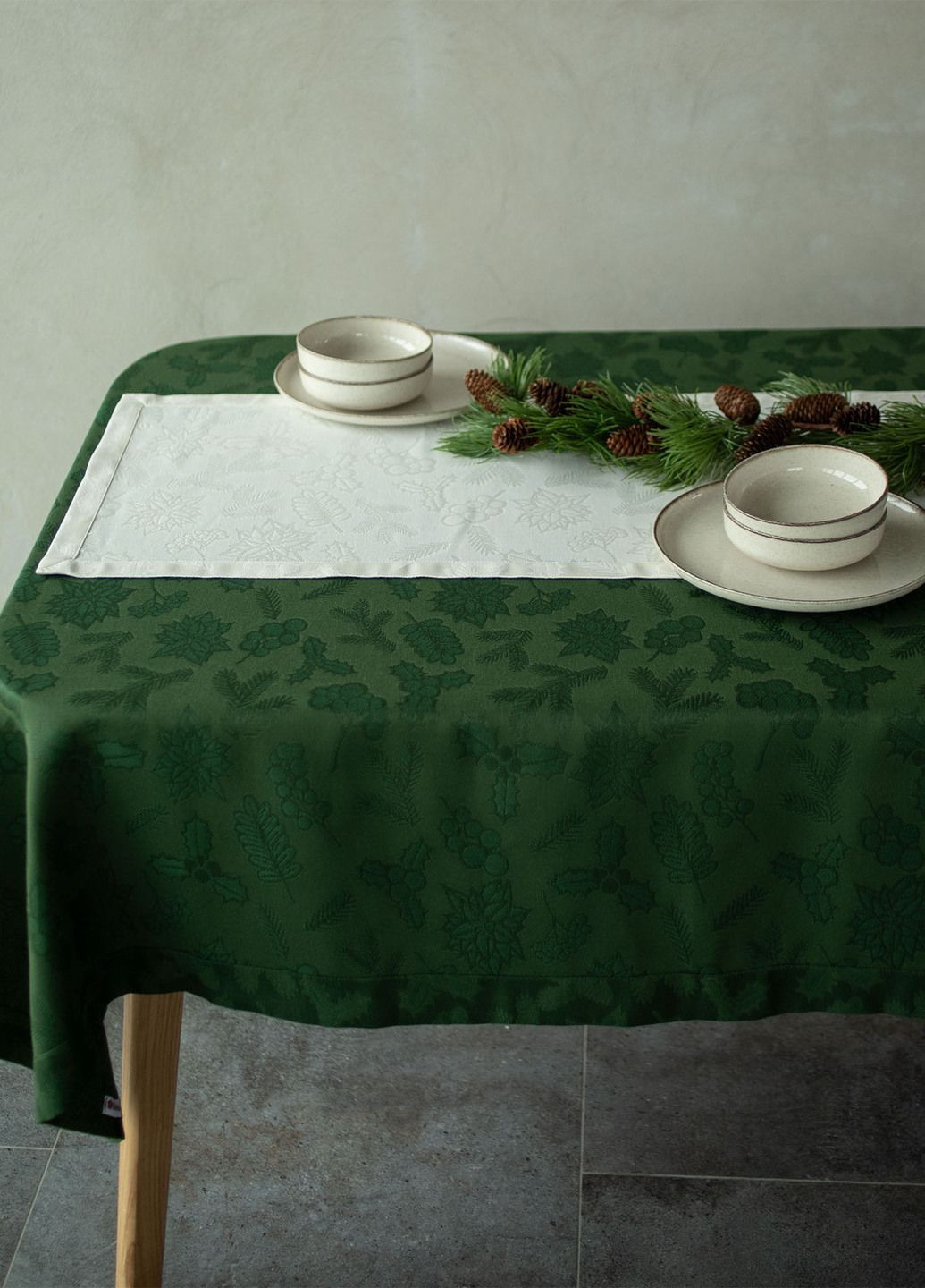 Дорожка "Рождество" молочная Едельвіка Раннер (362712857)