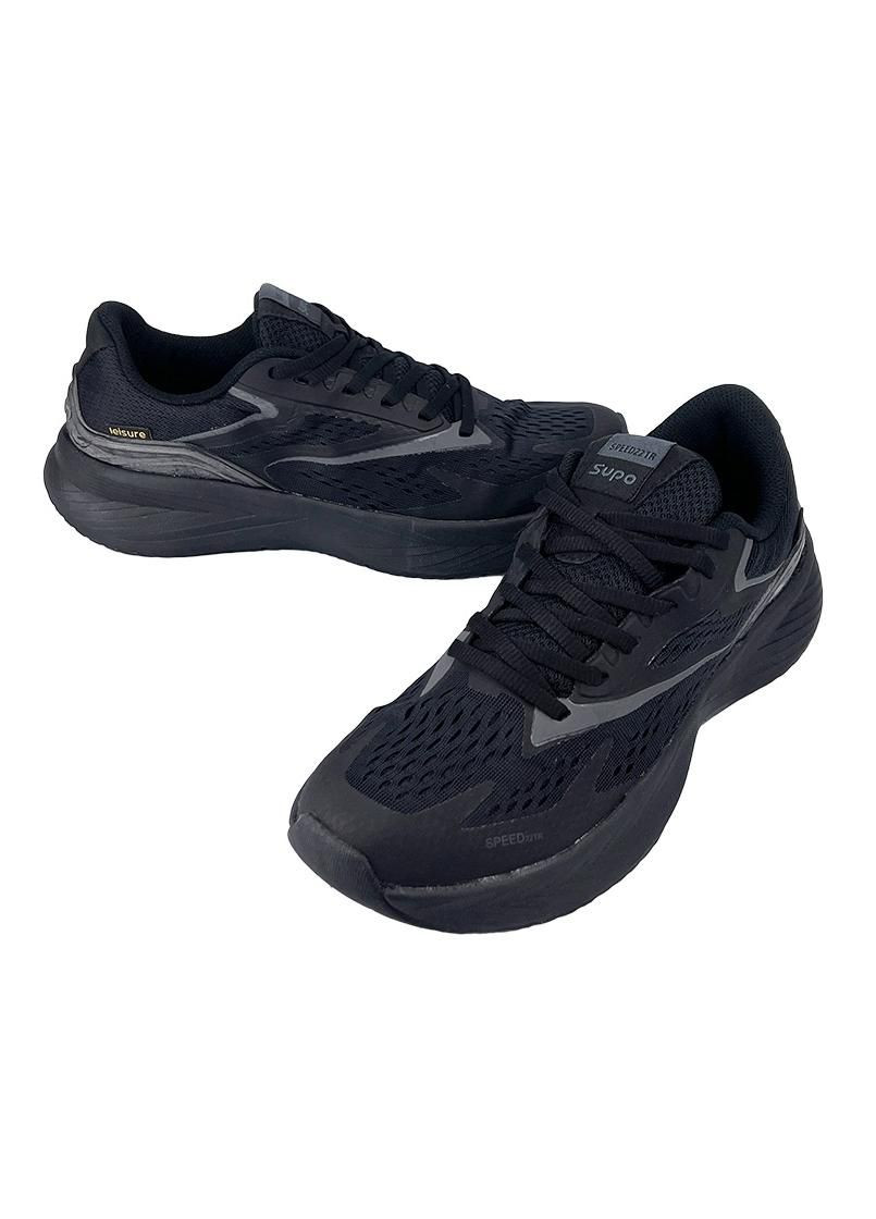 Черные кроссовки мужские текстильные черные 20808-1 Supo