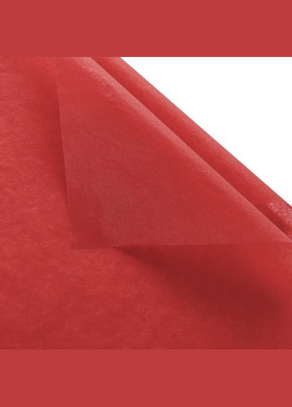 Бумага тишью красная 50х70 см, 40 листов 012 Red Sinowrap (281999575)