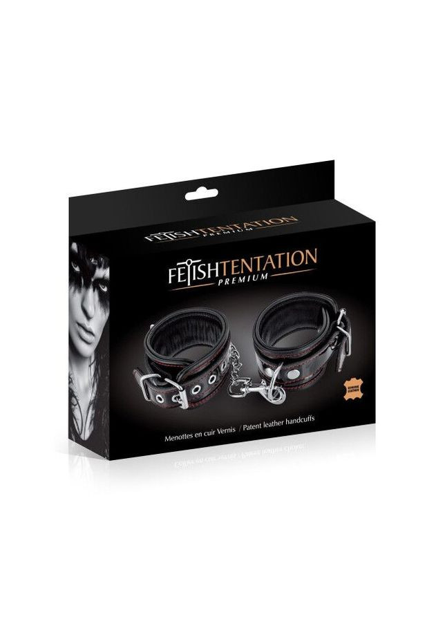 Наручники Premium Patent leather handcuffs Fetish Tentation (306455383)