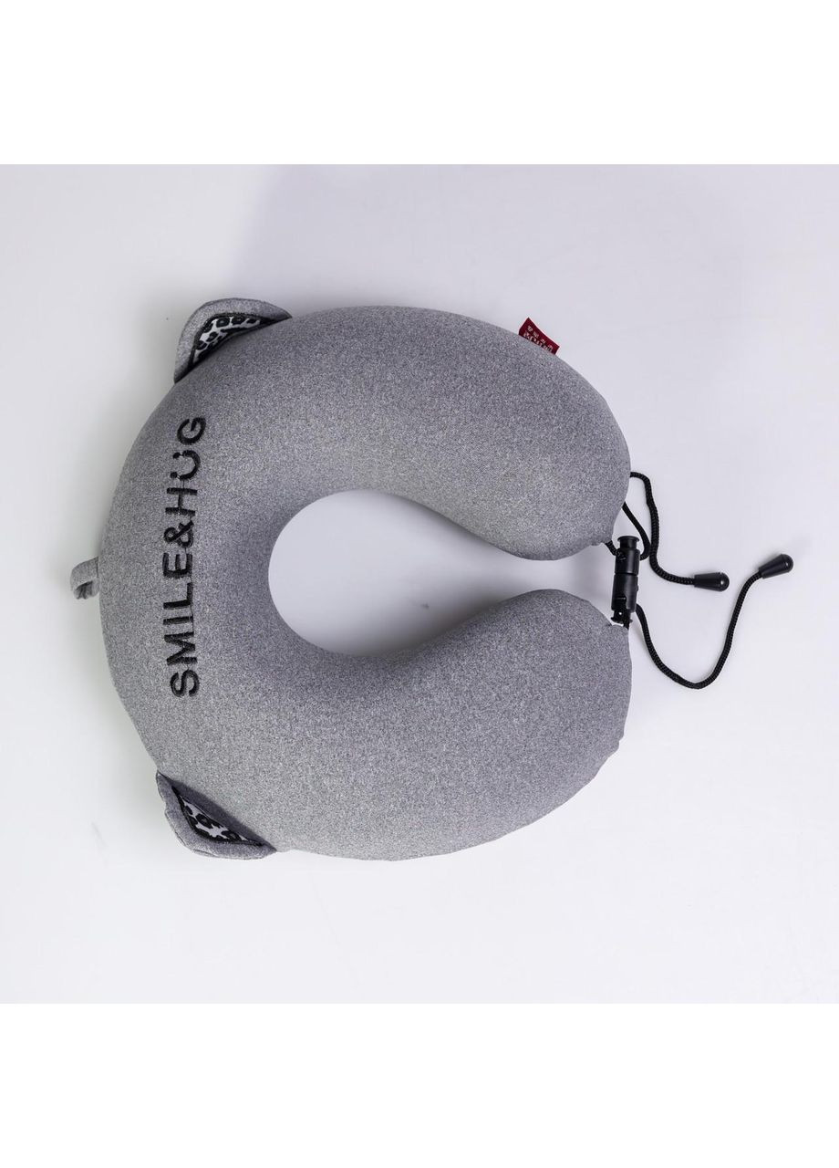 Подушка для шеи Smile&Hug U-образная темно-серая HP-56-14G No Brand (369478048)