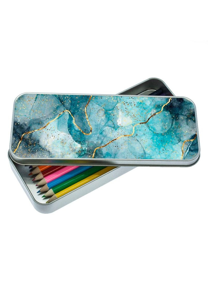 Пенал шкільний для хлопчика та дівчинки металевий жінка самурай 7*18 см Silver No Brand (309157657)