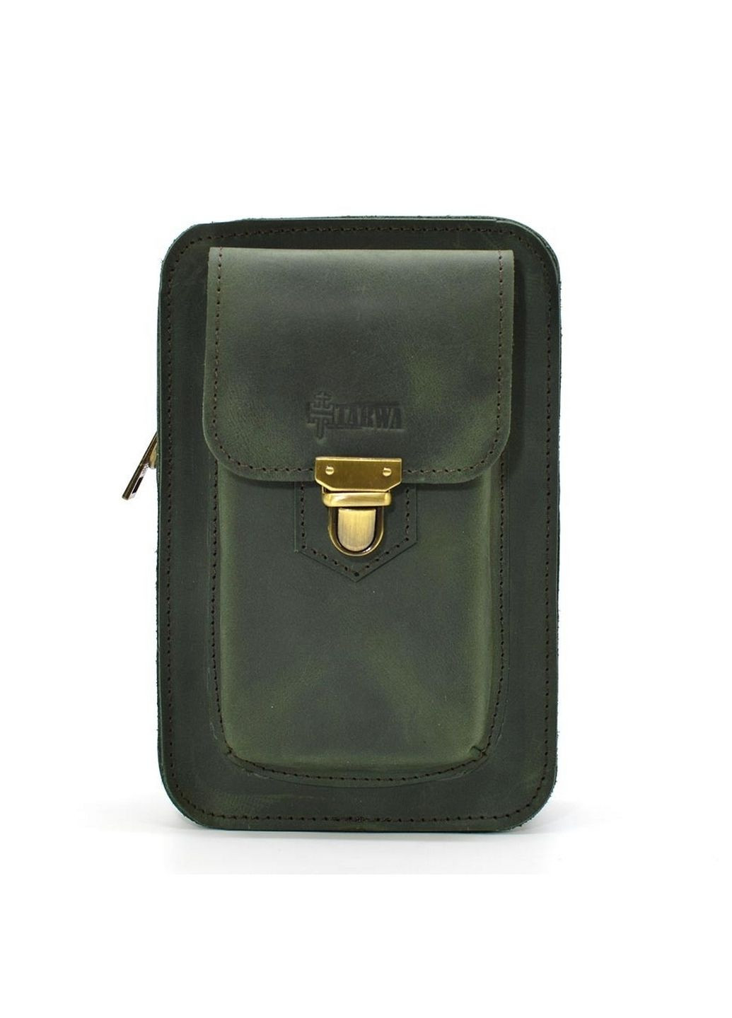 Чоловіча шкіряна сумка на пояс 20х13.5х5 см TARWA (315870124)