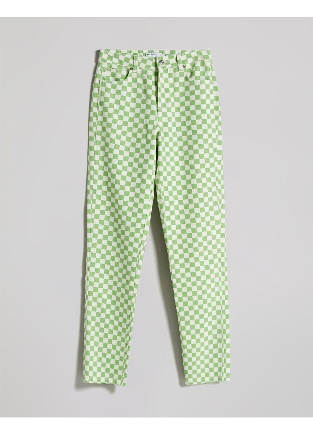 Штани демісезон,білий-салатовий, Bershka (364313862)