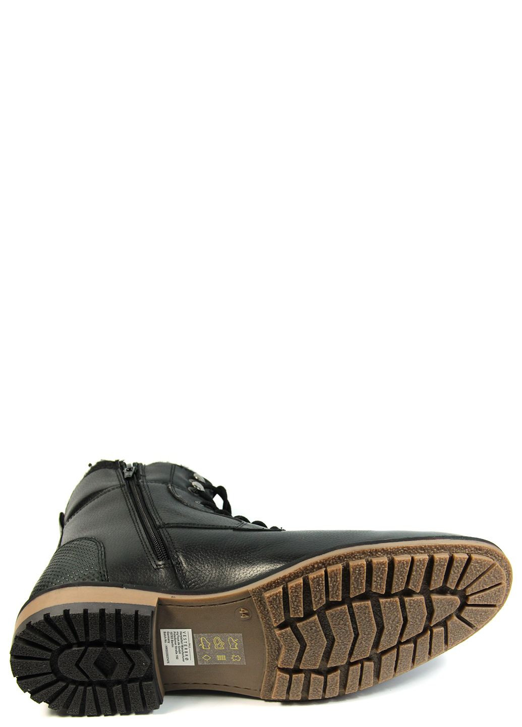 Черные зимние мужские ботинки берцы Paul Vesterbro